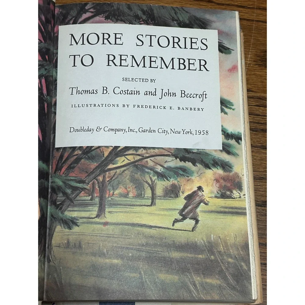 More Stories to Remember 1958 2 Vol Set Thomas B Costain John Beecroft Doubleday